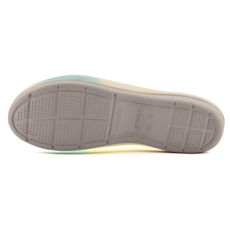 sandały Crocs Colorblock Flat W Sea Foam/White 200032-476