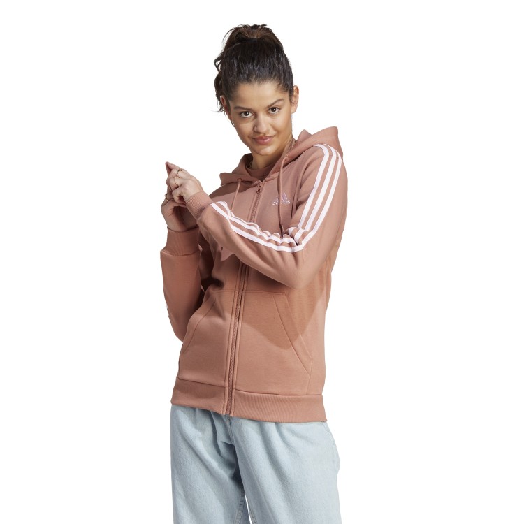 bluza adidas 3S FL FZ HD IM0241