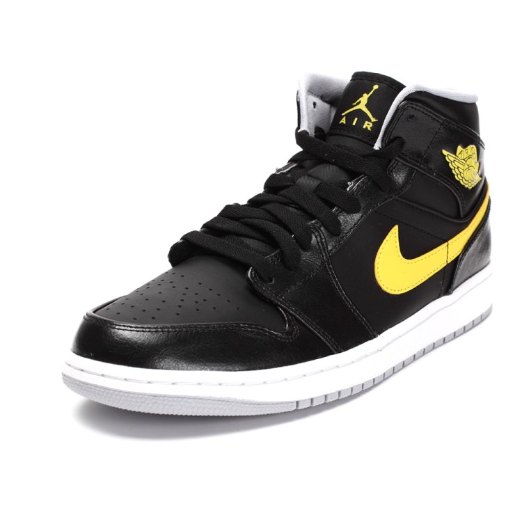 buty Air Jordan 1 Mid Vibrant Yellow 554724 070