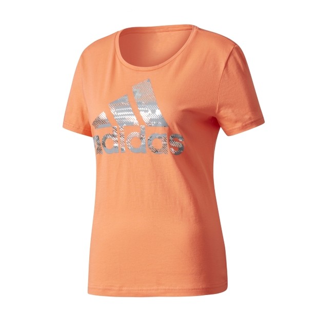 koszulka damska adidas Essentials Foil Bos Regular Tee W CD1955