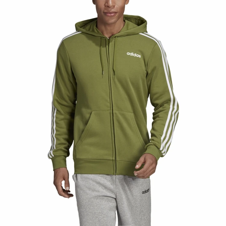 bluza Essentials 3 Stripes Fullzip Fleece FI0849
