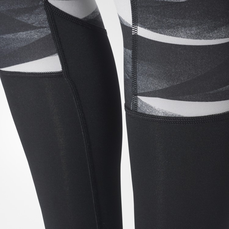 legginsy adidas Techfit Long Print Tights BQ7128