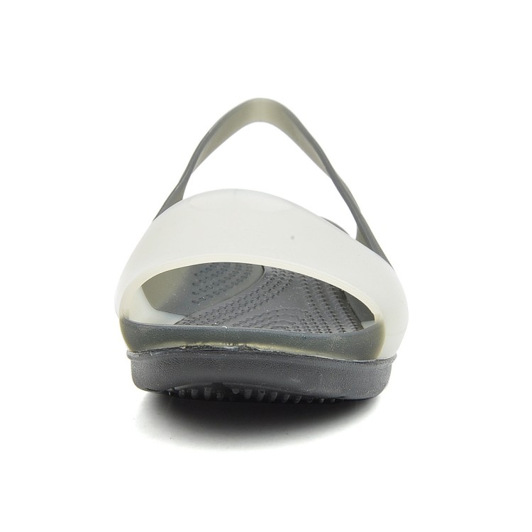 sandały Crocs Colorblock Flat W Black Stucco 200032-05T