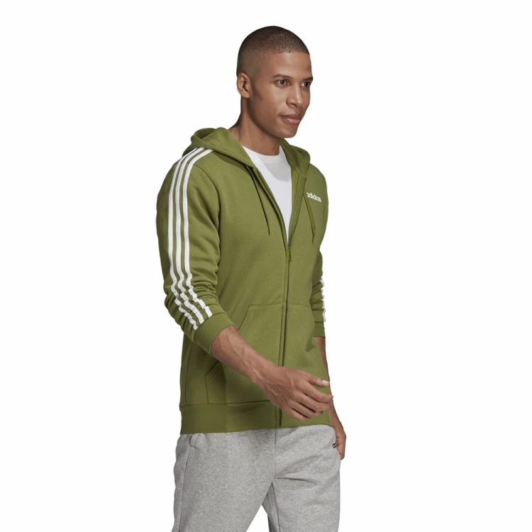 bluza Essentials 3 Stripes Fullzip Fleece FI0849