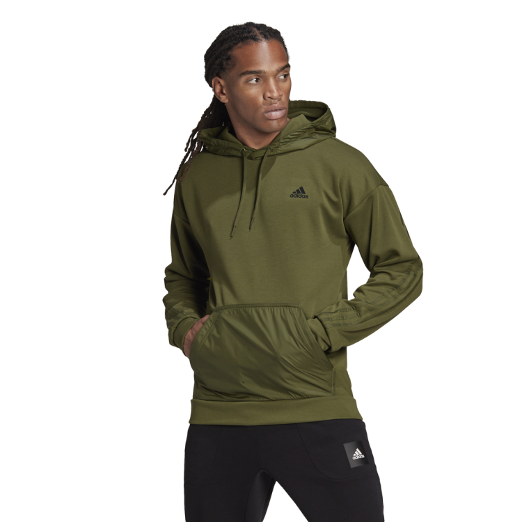 bluza adidas Sportswear Fabric Block Hoodie GL5675