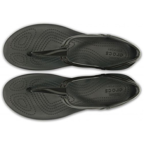 sandały Crocs Isabella T-strap Black 202467-001