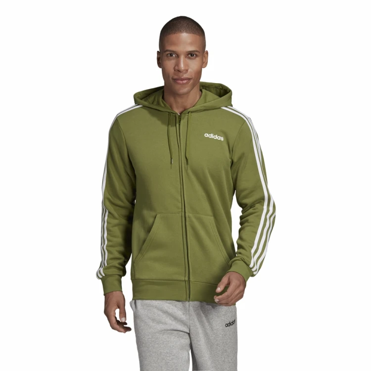 bluza Essentials 3 Stripes Fullzip Fleece FI0849