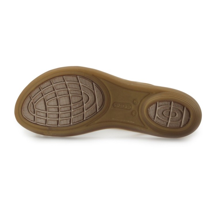 sandały Crocs Isabella Sandal W Bronze 202465-854