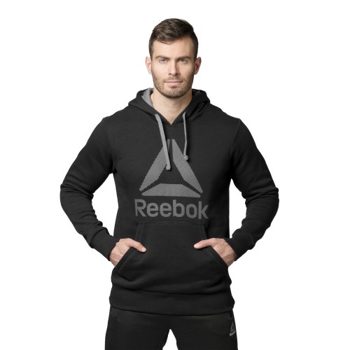 bluza Reebok Workout Ready Big Logo Cotton Poly BK4158