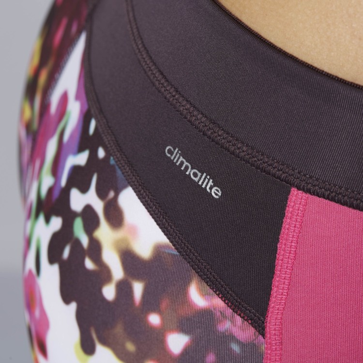 spodnie treningowe adidas Techfit Capri Floral 3/4 W AJ0534