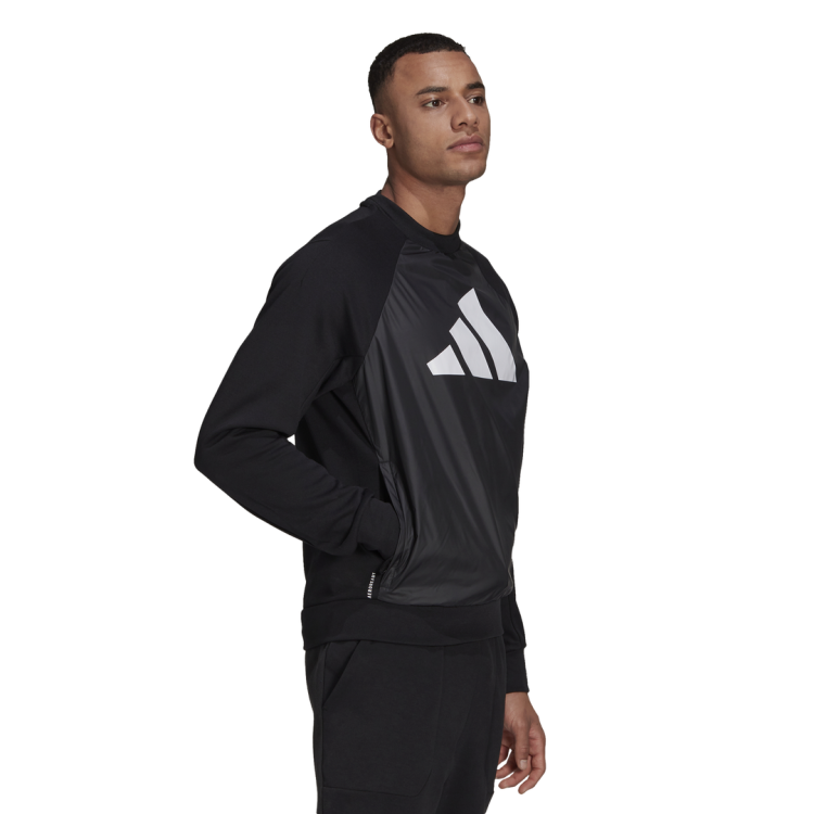 bluza adidas Sportswear Fabric Block Sweatshirt GM6491