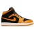 Air Jordan 1 Mid Black/Orange Peel 554724 081