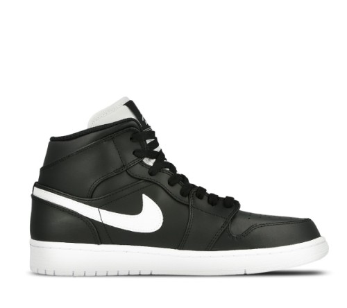 buty Air Jordan 1 Mid Black/White 554724 038