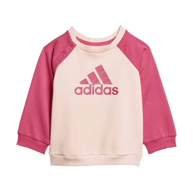 komplet dziecięcy adidas I Graphic Crew Jogger Terry DJ1576