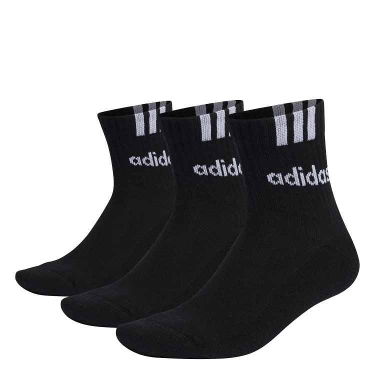skarpety adidas 3-Stripes Linear Half-Crew 3 Pairs IC1294