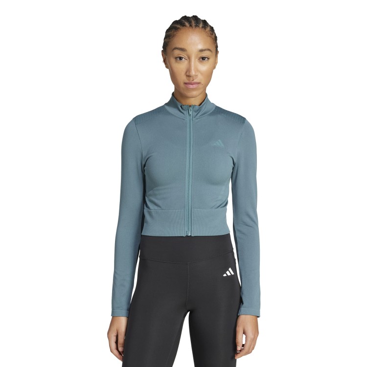bluza adidas Workout Essentials Full-Zip Knit JX3915