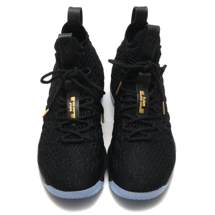 Nike LeBron XV Black Gold 897648 006