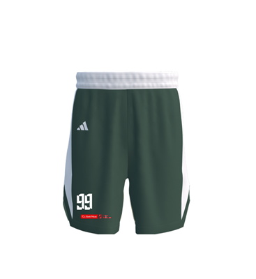 Spodenki meczowe wyjazdowe adidas AZS Politechnika Opolska zielone KF0797