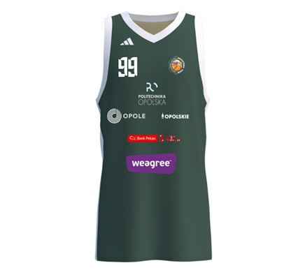 Koszulka meczowa wyjazdowa adidas AZS Politechnika Opolska