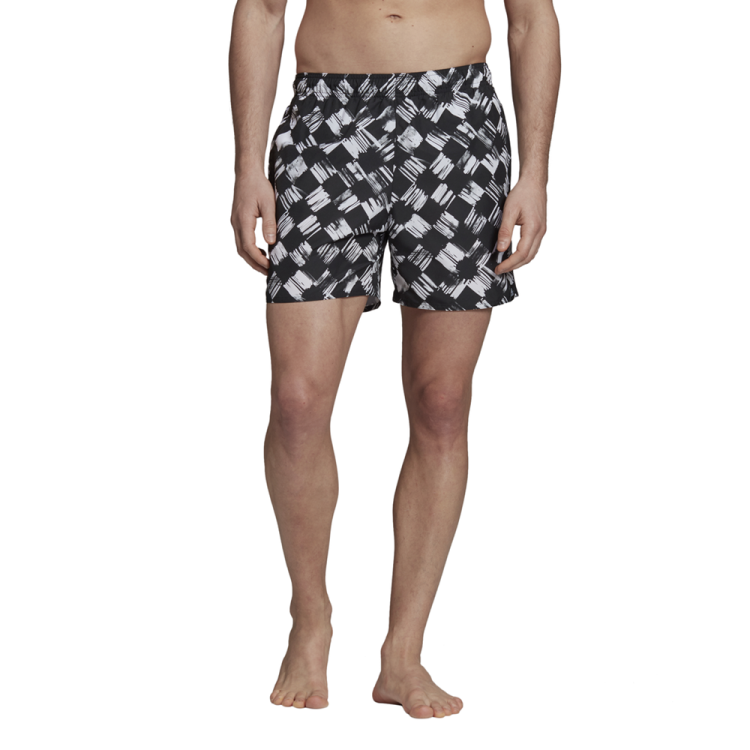 szorty adidas do pływania Printed Check Swim Shorts DZ7538