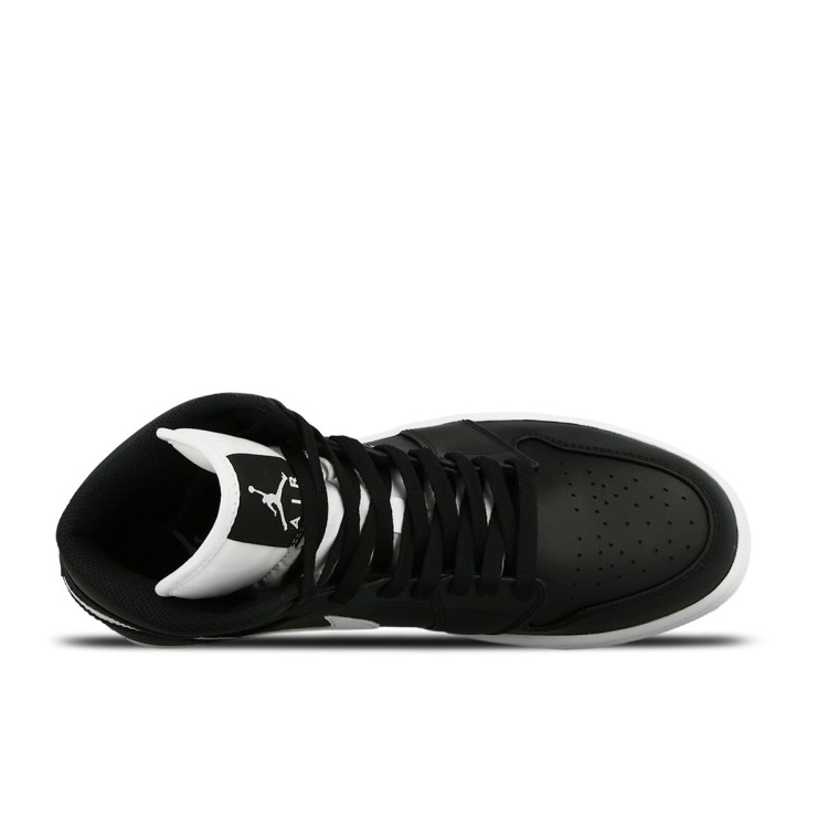 buty Air Jordan 1 Mid Black/White 554724 038