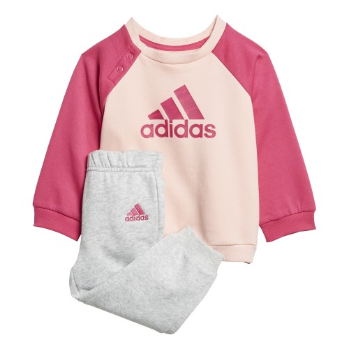 komplet dziecięcy adidas I Graphic Crew Jogger Terry DJ1576