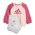 komplet dziecięcy adidas I Graphic Crew Jogger Terry DJ1576