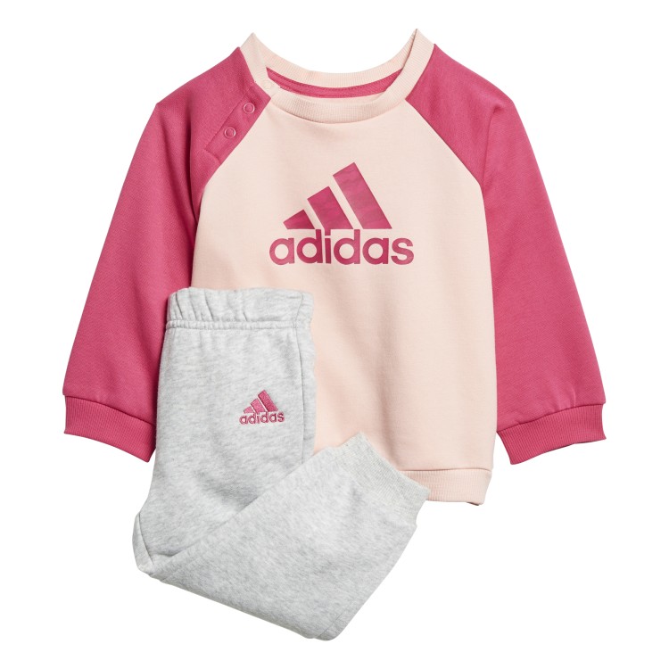 komplet dziecięcy adidas I Graphic Crew Jogger Terry DJ1576