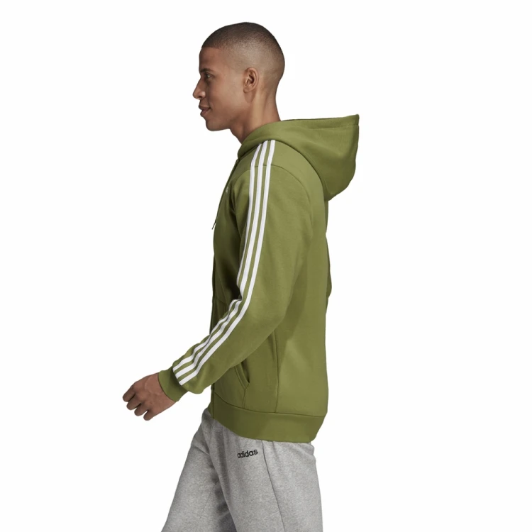 bluza Essentials 3 Stripes Fullzip Fleece FI0849