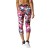 legginsy 3/4 adidas Ultimate Fit Flower AJ5031