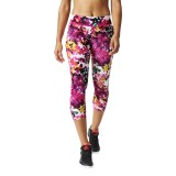 legginsy 3/4 adidas Ultimate Fit Flower AJ5031