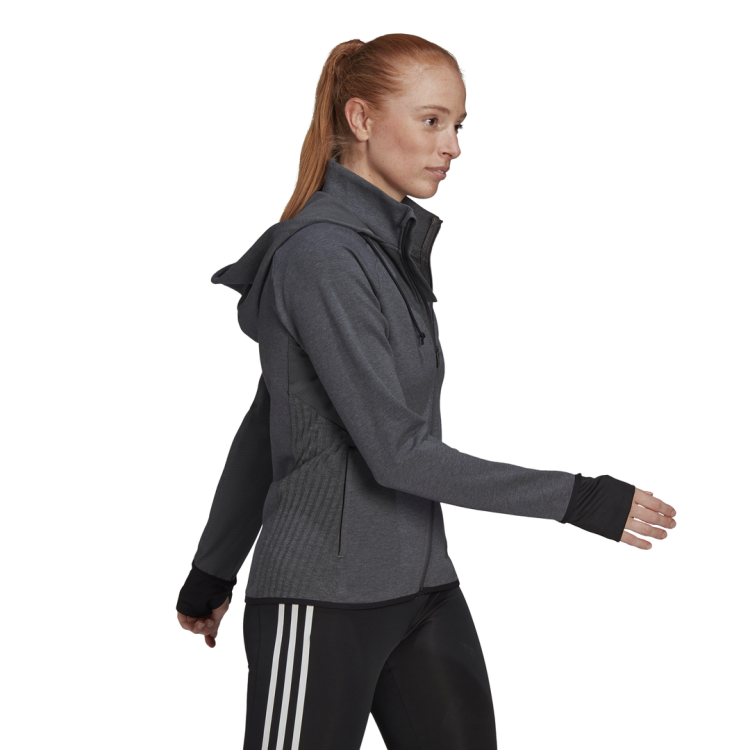 bluza adidas adidas Women Designed To Move AEROREADY Full-Zip Hoodie GL3964