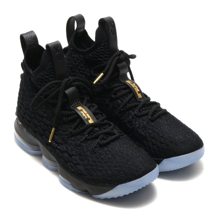 Nike LeBron XV Black Gold 897648 006