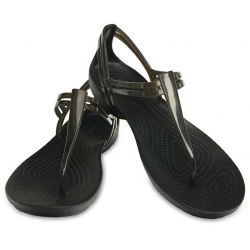 sandały Crocs Isabella T-strap Black 202467-001