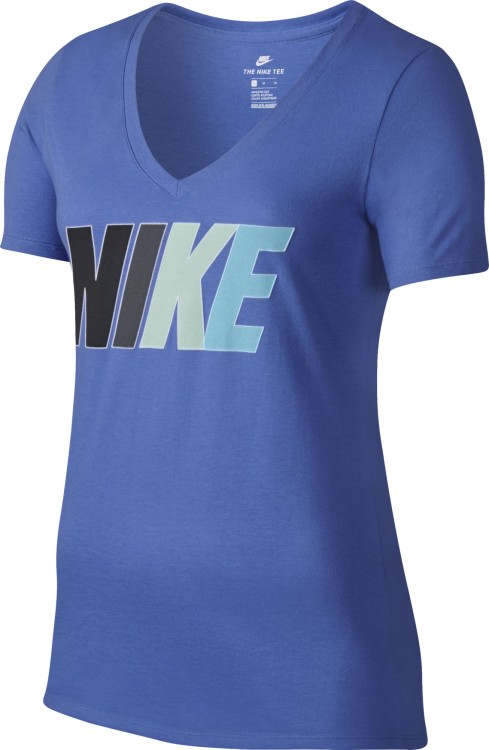 koszulka Nike Tee-Flavor Burts Women "Blue" 834775 478 