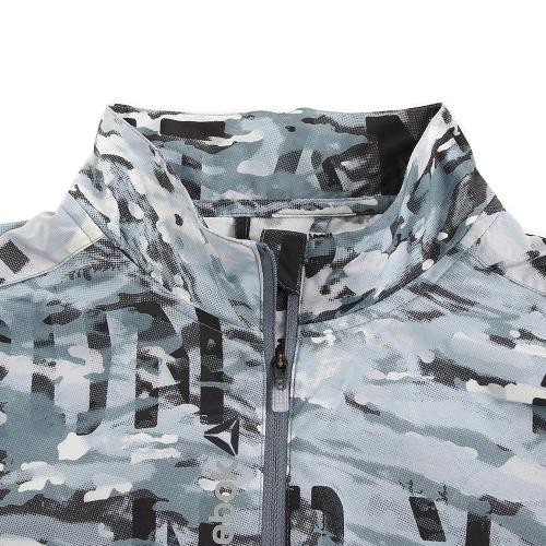 kurtki Reebok Running Essentials Woven Szare BQ1284
