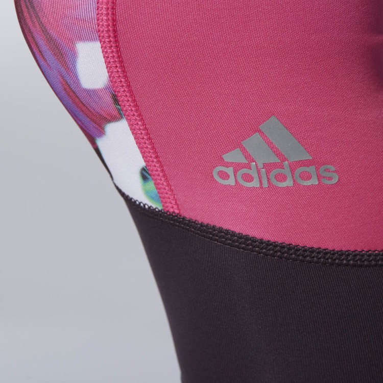 spodnie treningowe adidas Techfit Capri Floral 3/4 W AJ0534
