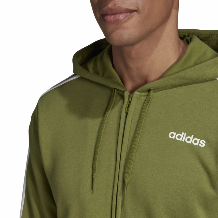 bluza Essentials 3 Stripes Fullzip Fleece FI0849