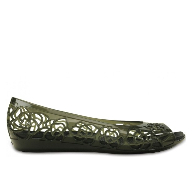 baleriny Crocs Isabella Jelly Flat W Black 203285-001 