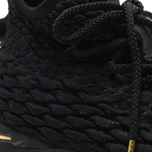 Nike LeBron XV Black Gold 897648 006