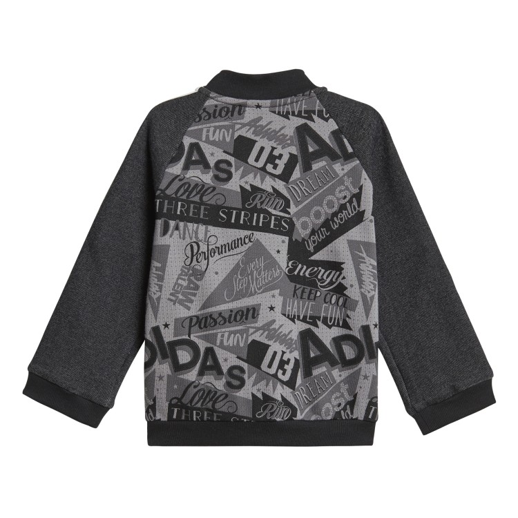 komplet dziecięcy adidas I Graphic Crew Jogger Terry DJ1560 