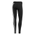 legginsy adidas W Must Haves Asymmetrical 3-Stripes Tight DX7969