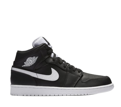 buty Air Jordan 1 Mid Black/White 554724 038