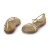 sandały Crocs Isabella Sandal W Bronze 202465-854