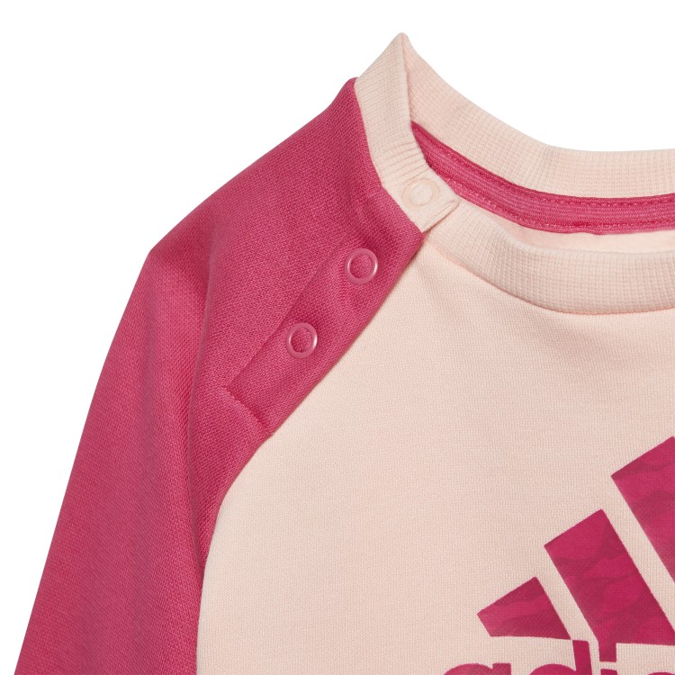 komplet dziecięcy adidas I Graphic Crew Jogger Terry DJ1576