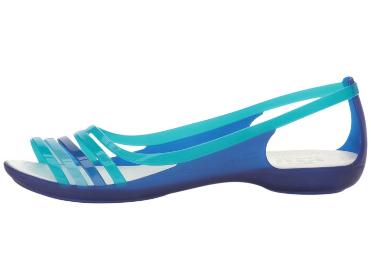 sandały Crocs Isabella Huarache Flat W Cerulean Blue 202463-4O7