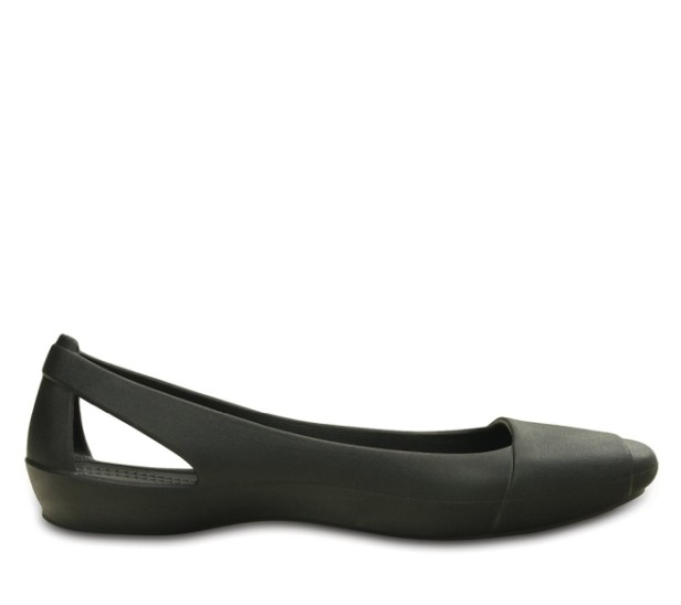  baleriny Crocs Sienna Flat W Black 202811-001