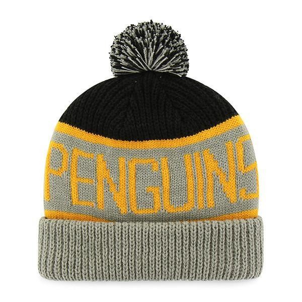czapka zimowa Pittsburgh Penguins Calgary Cuff Knit H-CGLY15ACE-BKA