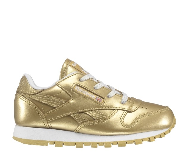 buty Reebok Classic Leather Metallic - Złota BS7458