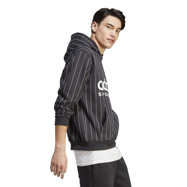 Bluza adidas Pinstripe Fleece Hoodie IB8381